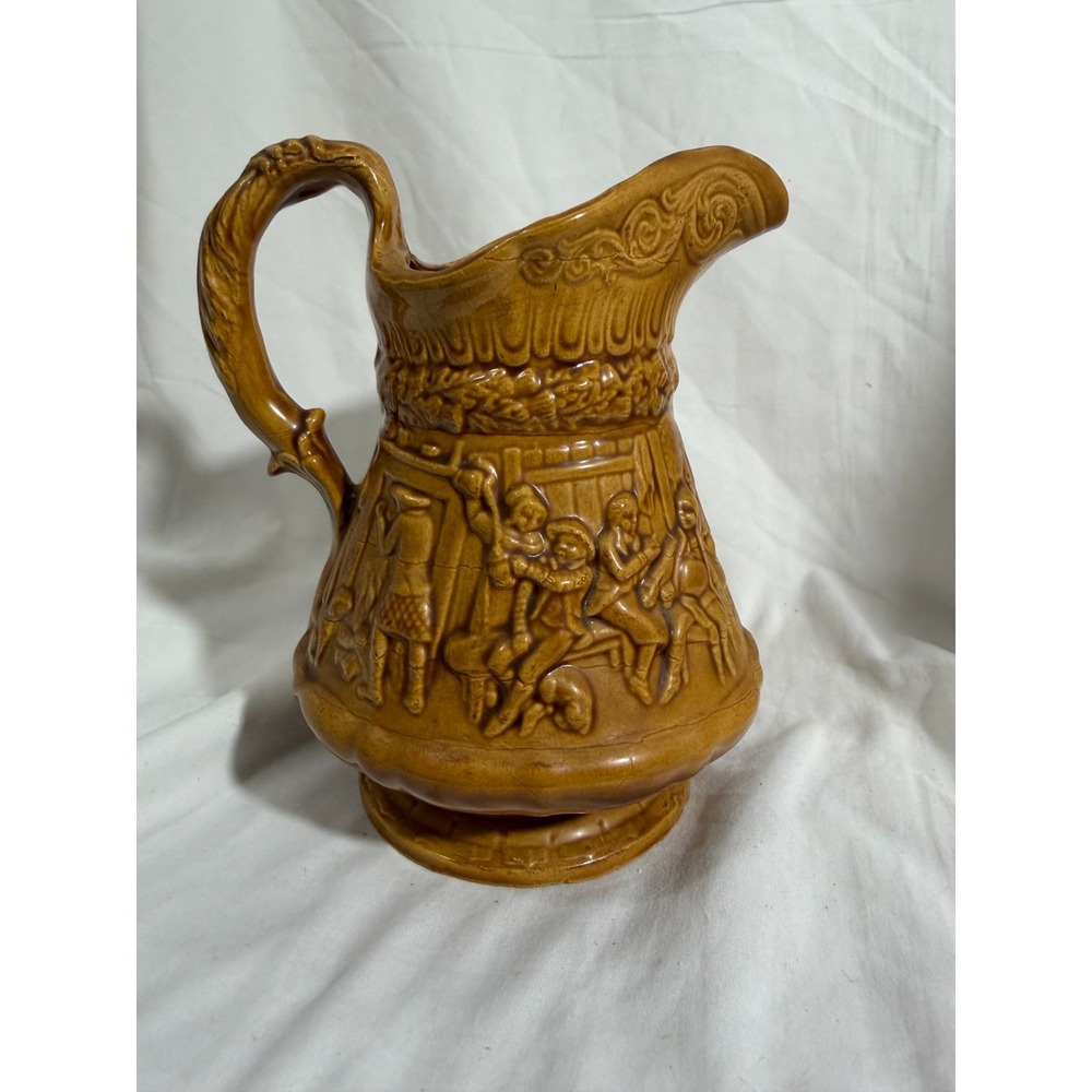 Antique William RIDGWAY & Son Tam O' SHANTER Relief Moulded Jug